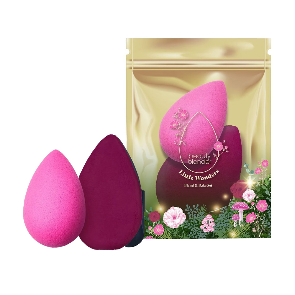 Лімітований подарунковий набір Beautyblender Little Wonders (спонж для макіяжу, 1 шт + пухівка для пудри, 1 шт)